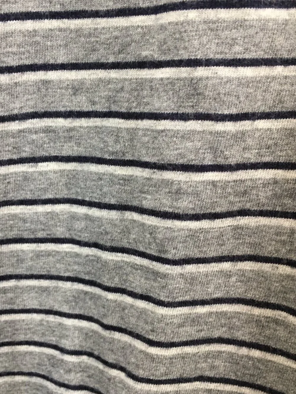 NWT BANANA REPUBLIC Navy Gray Striped Collared Long Sleeve Shirt